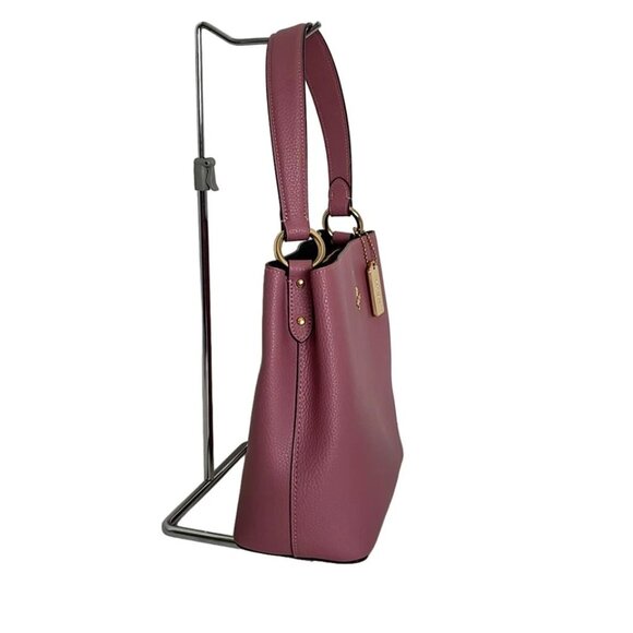 COACH Small Town Bucket Bag Pink Leather - Handbag 159-080625 - Picture 3 of 9